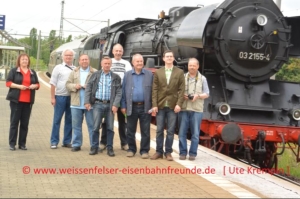 Gruppenbild IG Weienfelser Eisenbahnfreunde 2015 (Bhf Wsf)